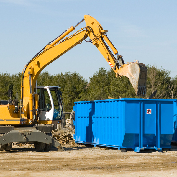 how many times can i have a residential dumpster rental emptied in Mott